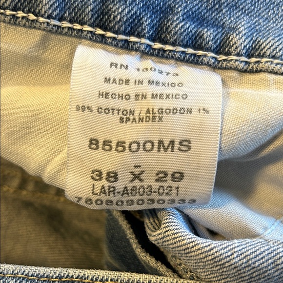 Wrangler 85600MS Relaxed Fit Light Wash Jeans Men’s 38x29 Western Denim - Picture 6 of 7